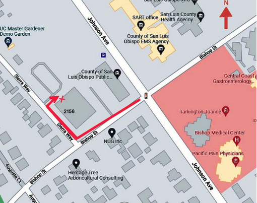 map to ag auditorium